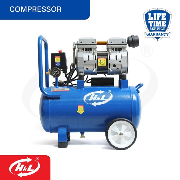 HL N3-4HP Kompresor Angin 24 Liter Oiless
