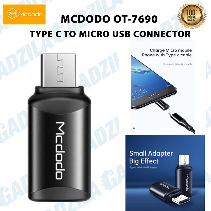 MCDODO OT-7690 CONNECTOR ADAPTER TYPE C TO MICRO USB