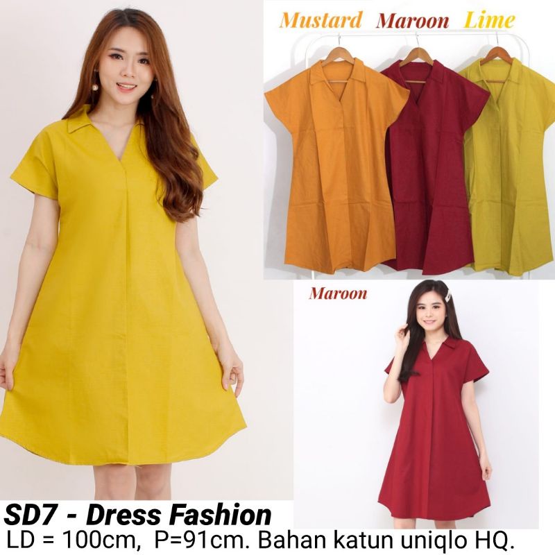 DRESS SOFI, GAUN CANTIK CASUAL PESTA WANITA,  BAJU FASHION CEWEK MURAH