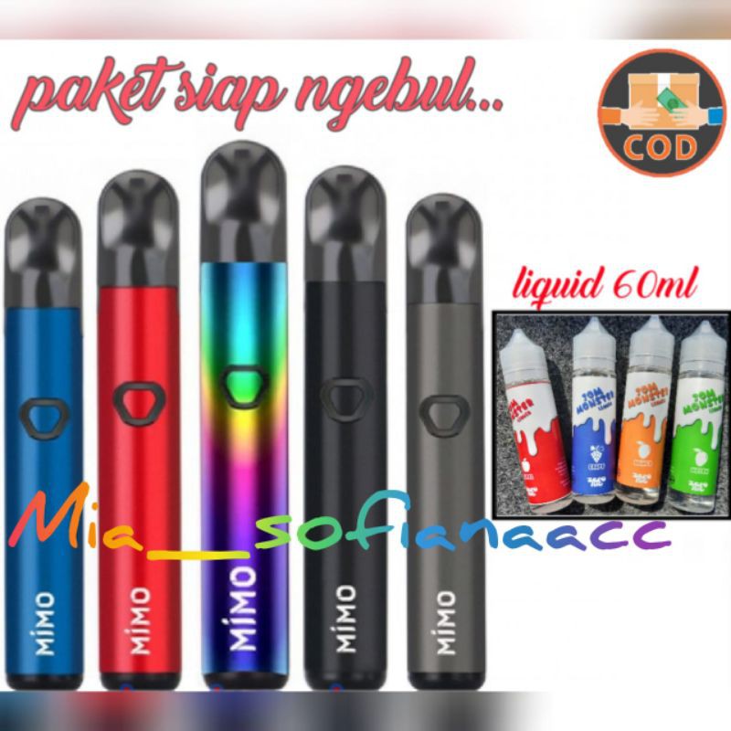 VAPOOR MIMOO POOD VAPEE MINI FULLSET Free L1QUID 60ml