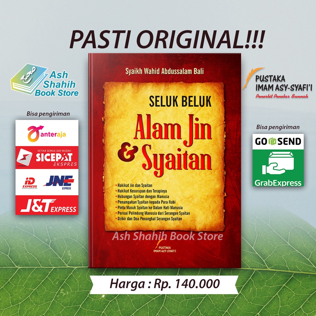 Seluk Beluk Alam Jin Dan Syaitan Disertai Cara Meruqyah - Pustaka Imam Asy Syafii Original