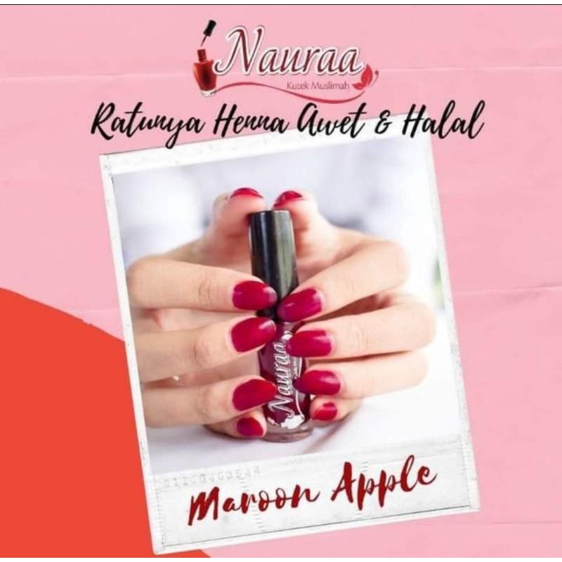 Naura Kutek Muslimah/Kutek sah sholat/Agen Naura Kutek