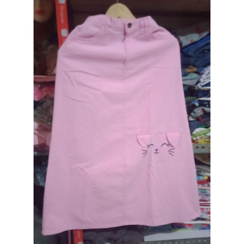 rok jeans panjang anak perempuan branded produk matahari.brand aerogirls