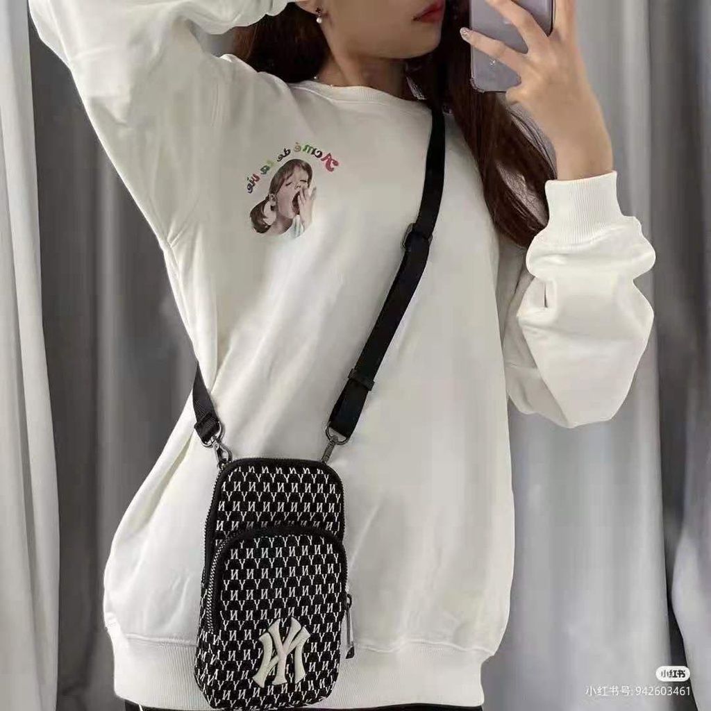 9511 Tas Mini MLB Wanita Import Korea Fashion NY Bag Selempang Sling