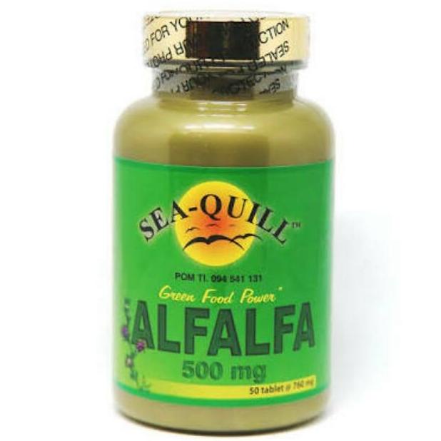 SEAQUILL ALFALFA 50 TABLET SEA QUILL ALFAFA ALFALFA ---Terbaru---