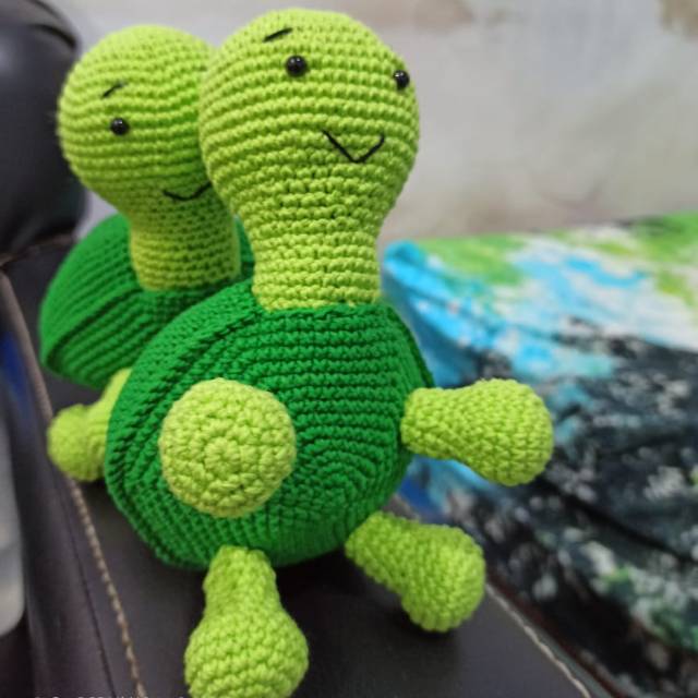 Boneka rajut turtle / kura-kura
