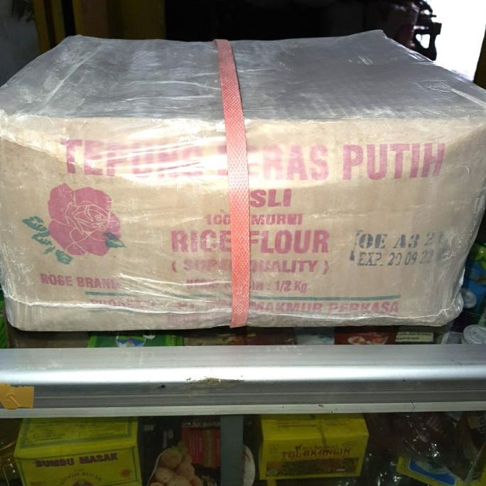 

Tepung Beras Putih Rose Brand 500Gr X 20 Pcs New