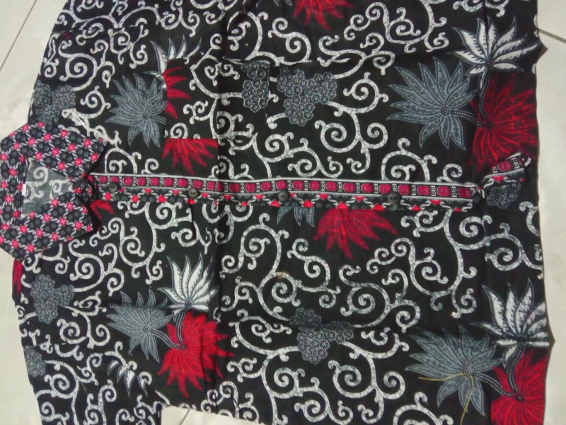 Couple Batik Keluarga || Setelan Couple Batik Ayah Ibu Anak Cewek