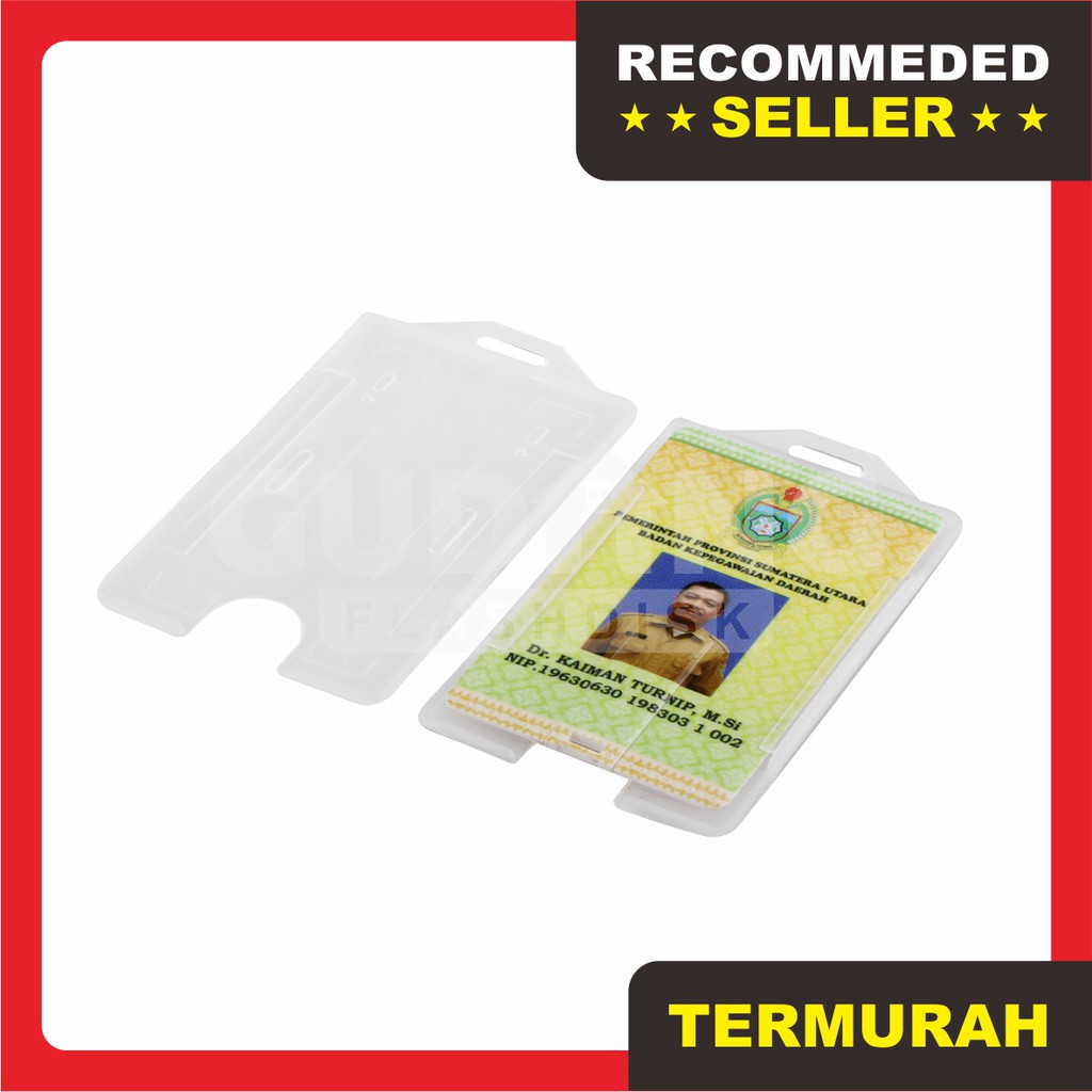

Box Packaging Plastik Polos Flashdisk Kartu Name Tag - Casing ID Card