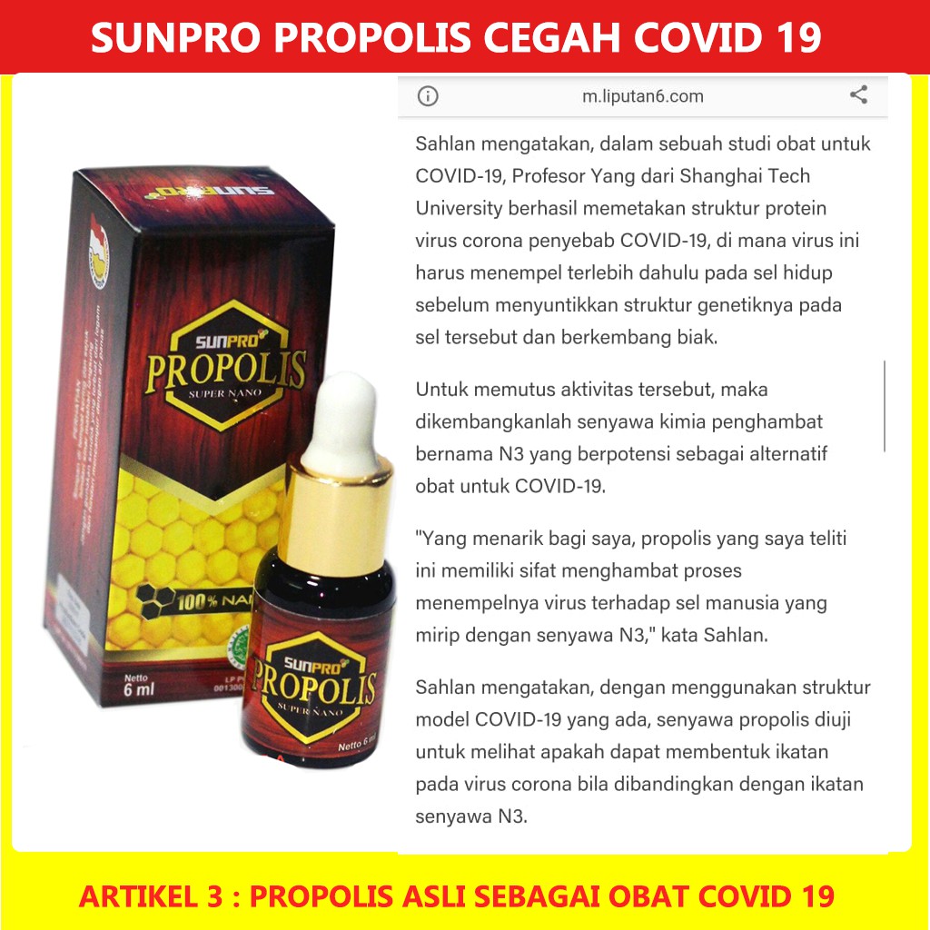 Sunpro Propolis Nasa Menjaga Imun Tubuh Pencegah Virus Corona Indonesia