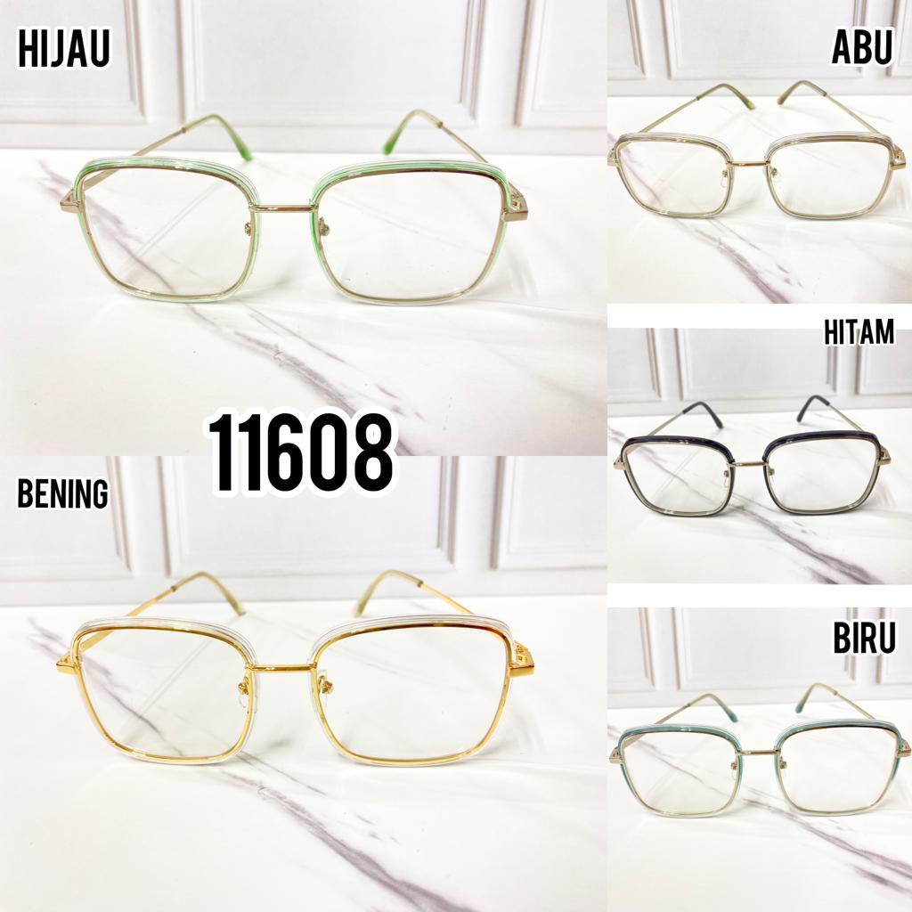 Kacamata Bingkai persegi besar wanita Fashion tren Korea / kacamata pria wanita NEW MODEL 2022