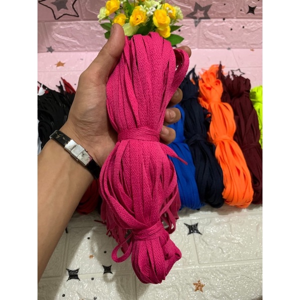 cod 20 pasang tali sepatu gepeng murah/tali sepatu sneakers pria dan wanita/tali sepatu bola/tali sepatu futsal/tali sepatu boots/tali color/tali swuiter/tali sepatu gepeng 1kd/tali sepatu gepeng warna warni/tali gepeng murah 20 pasang cod