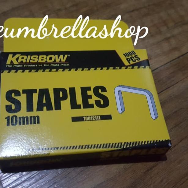 

FR-477>> Krisbow isi staples 10mm - refill isi ulang stapler tembak