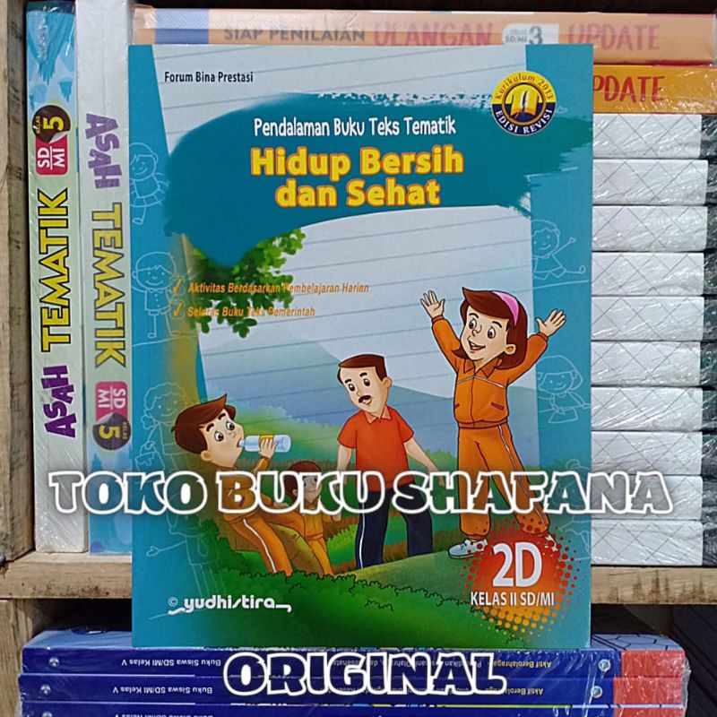 EDISI REVISI !!! PAKET PBT KELAS 2 SD 2A 2B 2C 2D YUDHISTIRA K-13 - PENDALAMAN BUKU TEKS TEMATIK