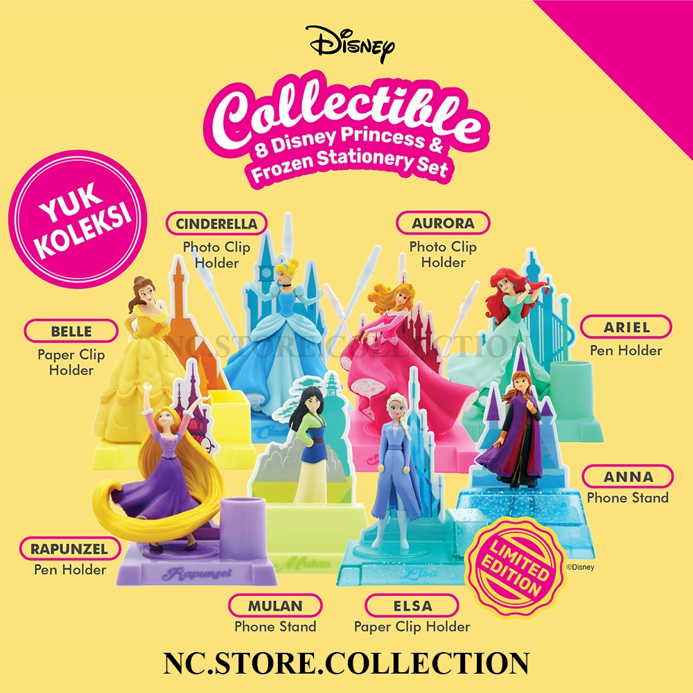 Stationery Disney Princess dari Alfamart Keren Lucu