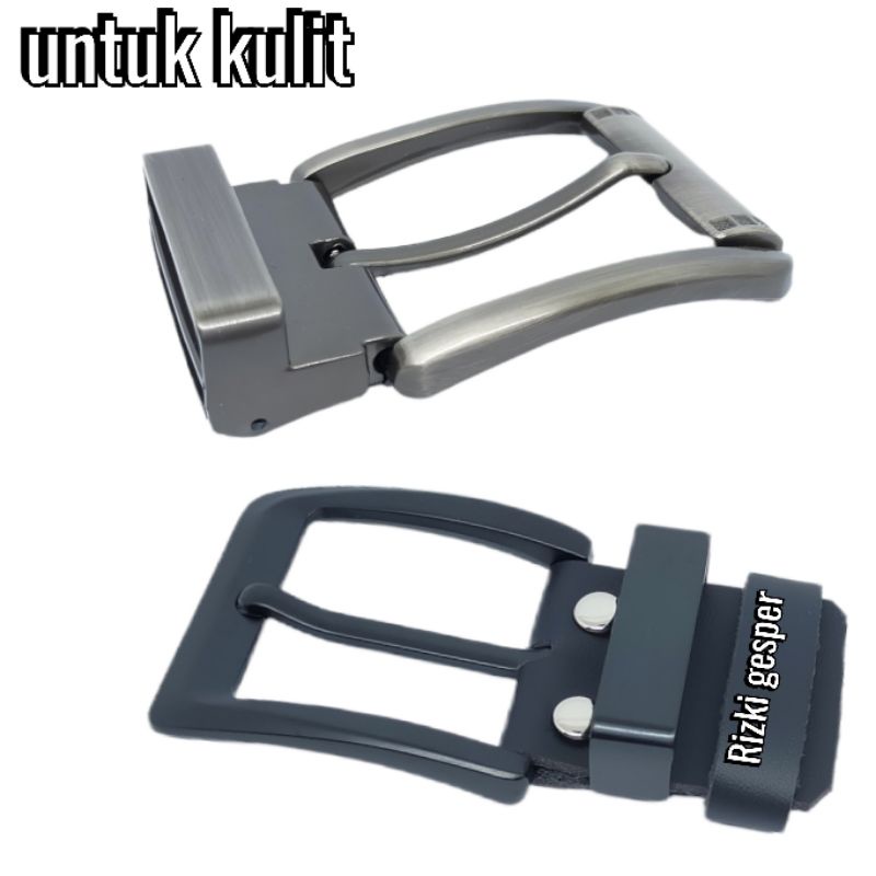 IKAT PINGGANG KEPALA GESPER KULIT PRIA MENT BELT