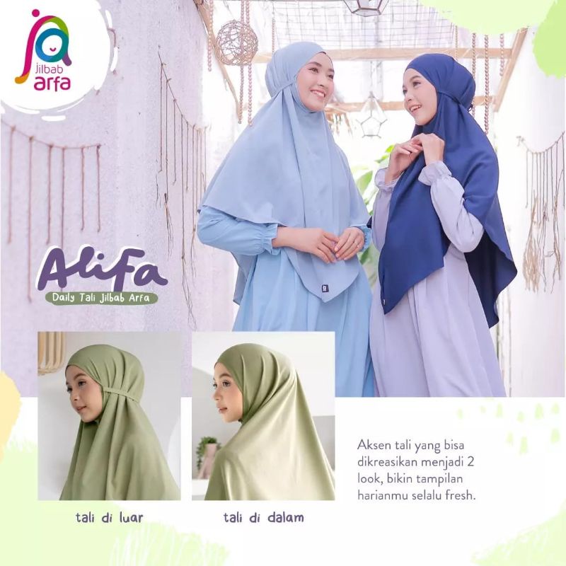 JILBAB ARFA ALIFA MODEL A BERGO TALI