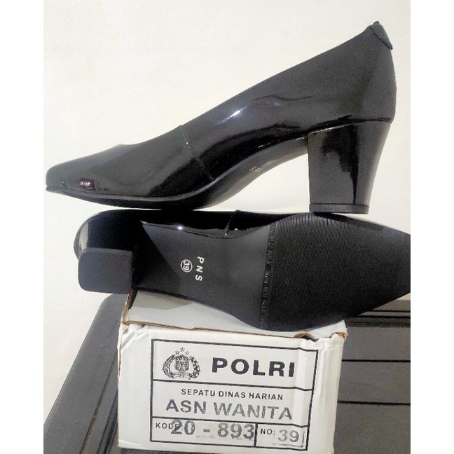 Sepatu pdh ASN wanita | polwan | secwan | bhayangkari