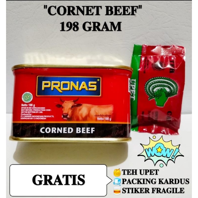 

Pronas Cornet Beef GRATIS teh upet