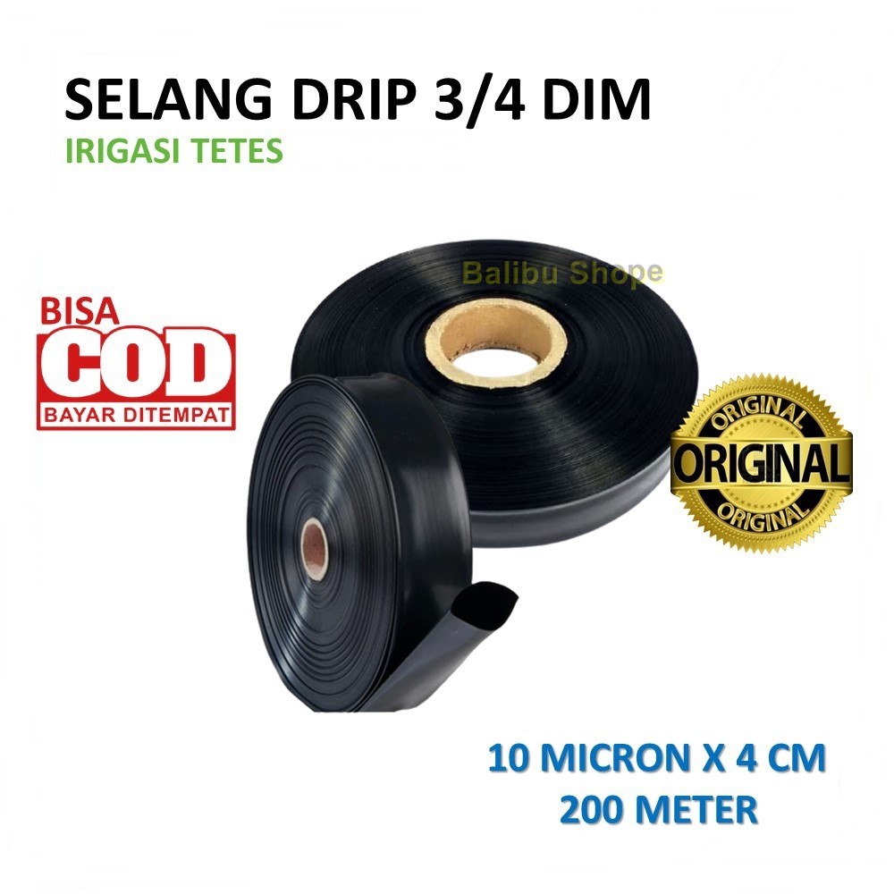 Jual Selang Drip Irigasi 0,10 Mikron x 4 Cm x 200 Meter Indonesia ...