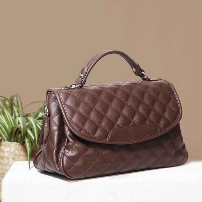 Tas Murah Tas Wanita Olivia Top Handle - Cokelat