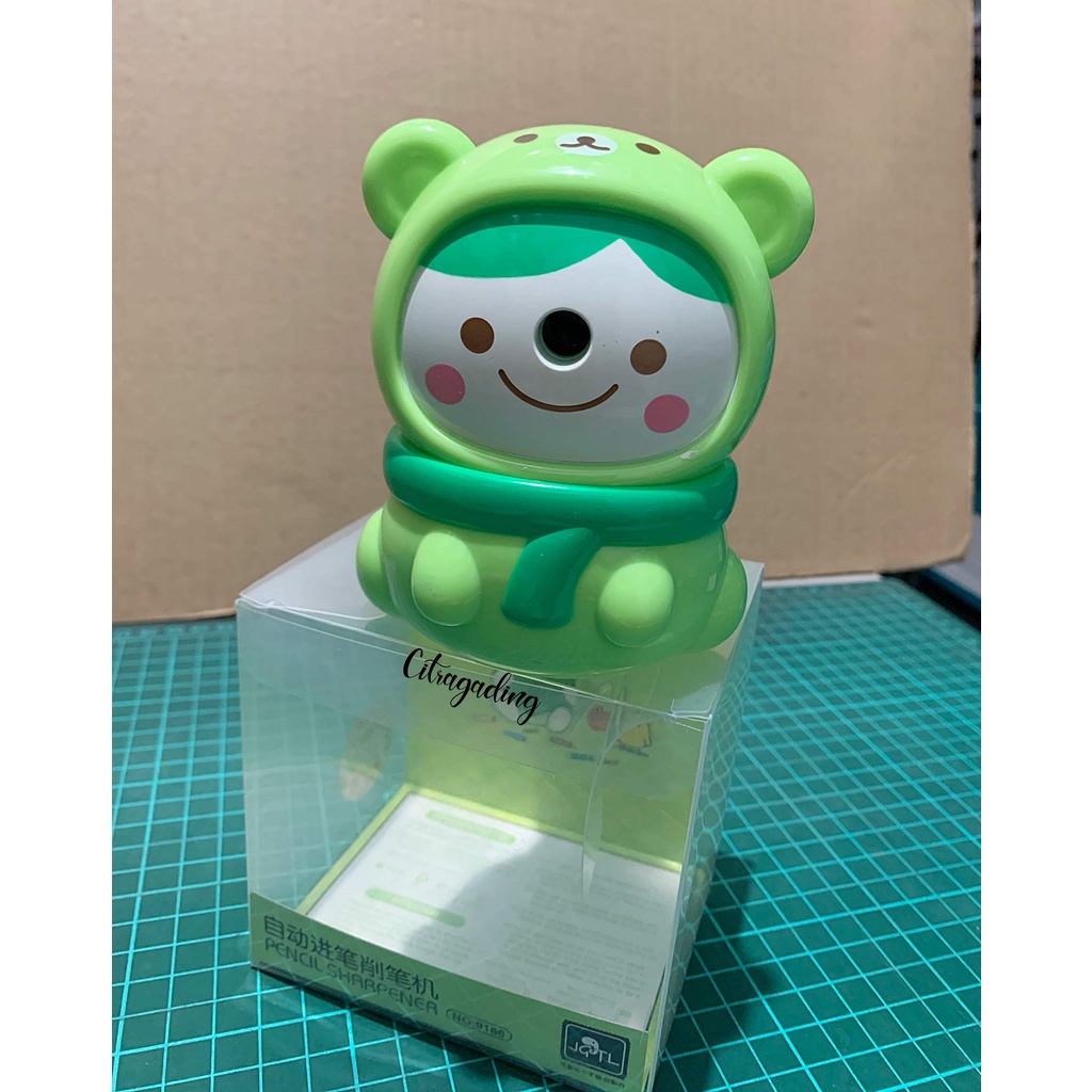 

RAUTAN MEJA PUTAR PERUNCING GIRL BEAR ANTI SLIP SERUTAN PENSIL KAYU TABLE SHARPENER ASAHAN GROSIR