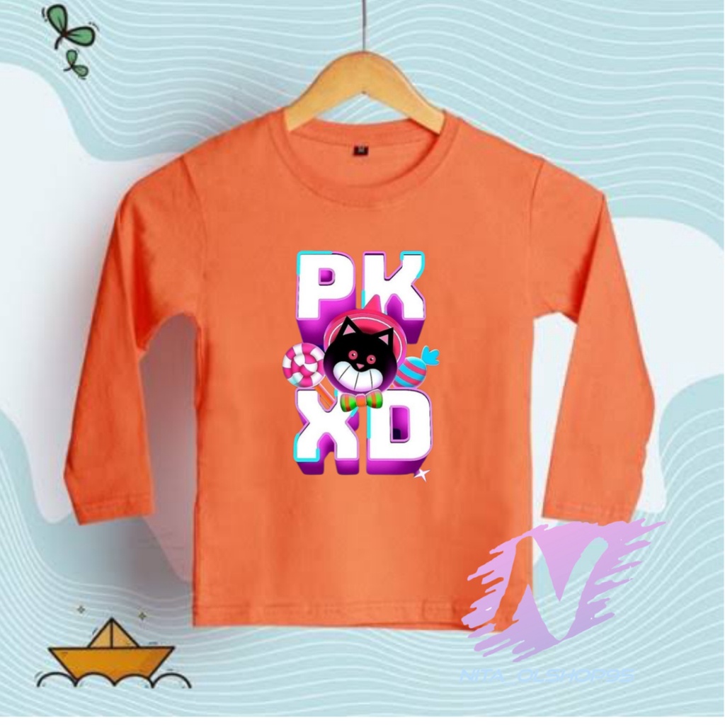 KAOS PK XD BAJU ANAK LENGAN PANJANG