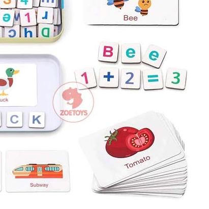 

➸ Zoetoys Magnetic Tin Box Letters | mainan edukasi | mainan anak ✺