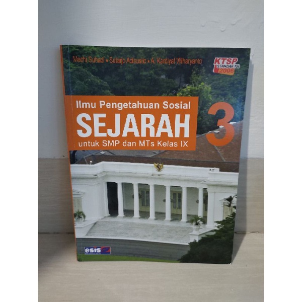 [BISA TAWAR] IPS SEJARAH 3 SMP 3 esis erlangga KTSP 2006