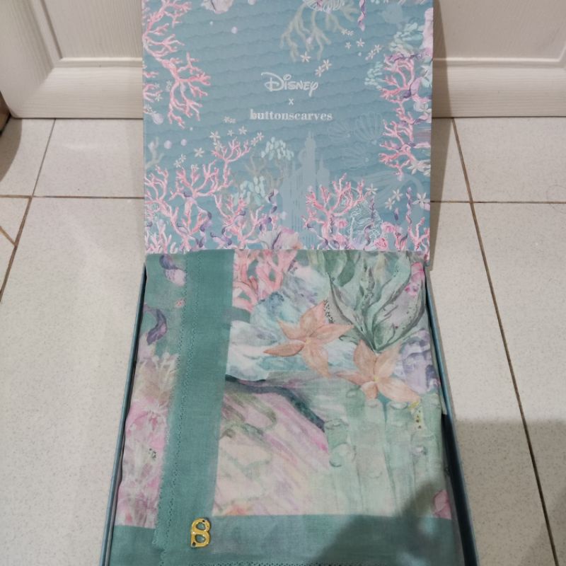 PRELOVED BUTTONSCARVES LITTLE MERMAID TEAL