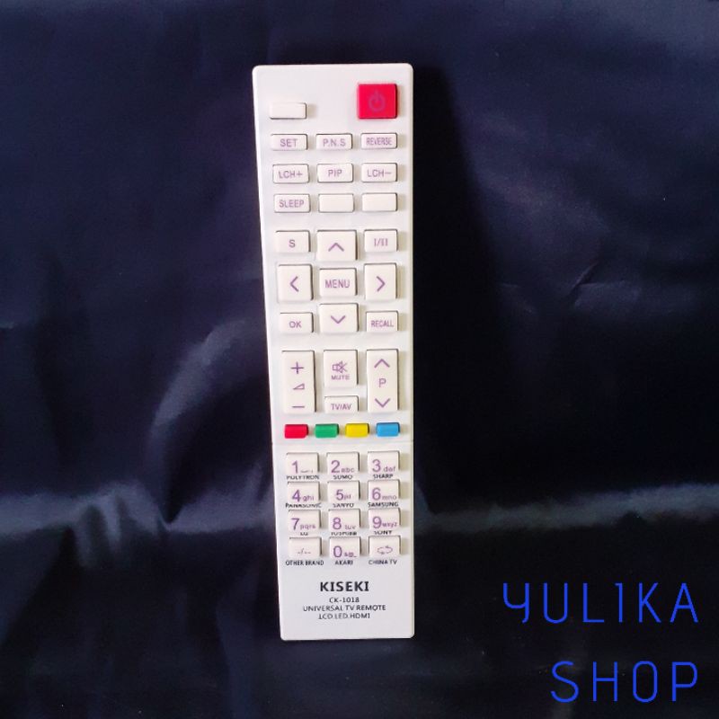 REMOTE TV KISEKI CK-1018 BISA UNTUK SEMUA TV