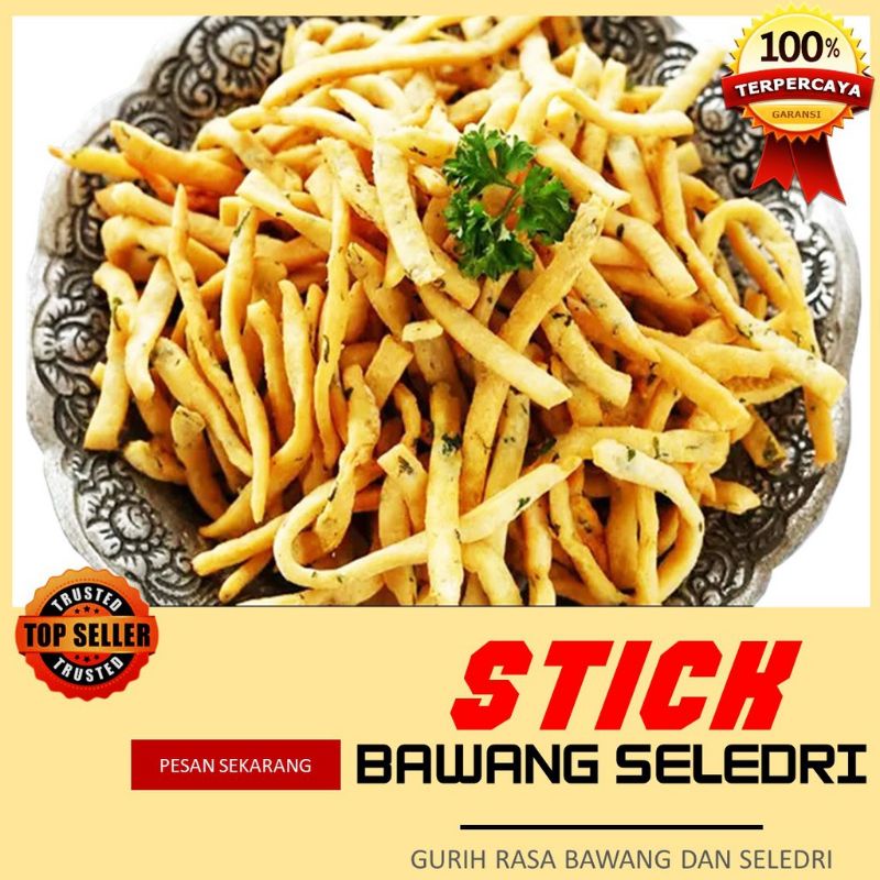 

CISTIK BAWANG SELEDRI / STICK BAWANG GURIH DAN RENYAH