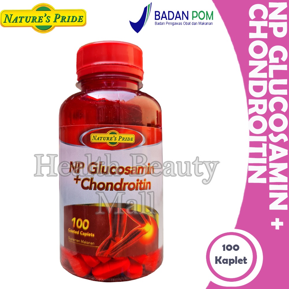 Nature's Pride NP Glucosamin + Chondroitin 100 Caplets - Memelihara Kesehatan Sendi