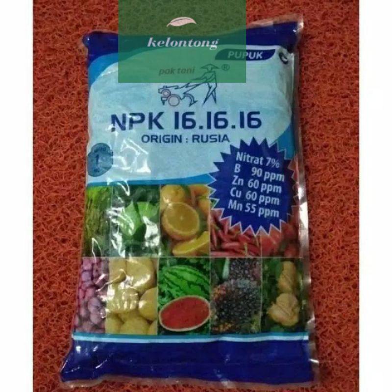 Pupuk NPK 16-16-16 ORIGIN RUSIA PAK TANI