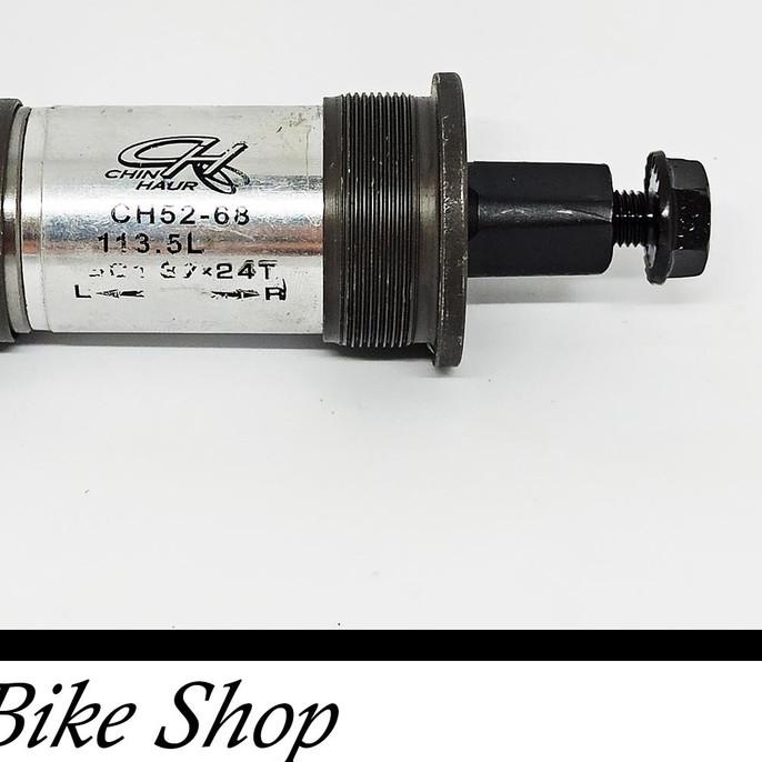 BB Kotak Bearing Bottom Bracket 111 113.5 118 122 127 As Tengah As Gir Axle Axis Square Sepeda Unite