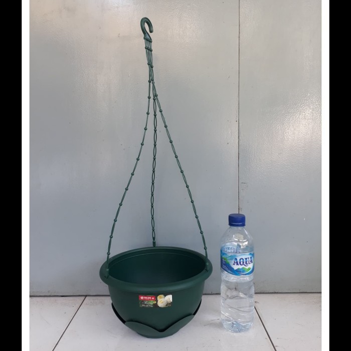 pot gantung lion star 8, pot gantung hijau, pot tanaman hias Diskon