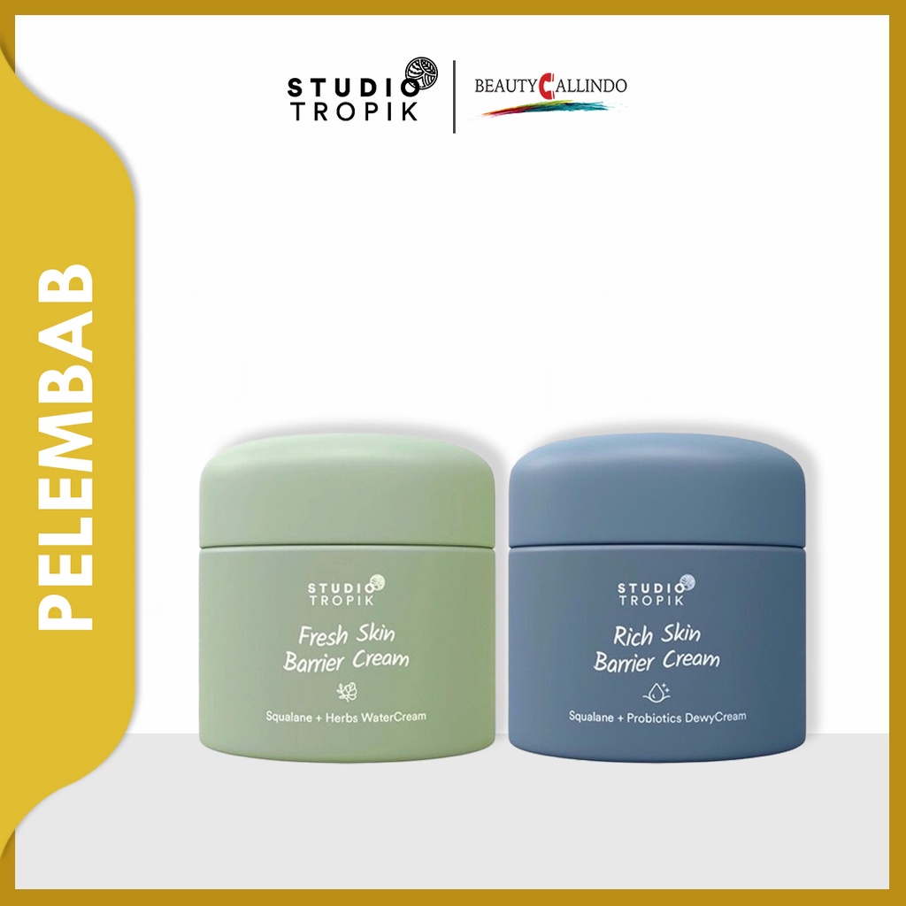 STUDIO TROPIK Rich Skin Barrier Cream | Fresh Skin Barrier Cream | Pelembab | Moisturizer