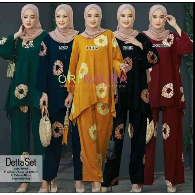 SET TIE DIE/WAKAWAKA/DASTER SETELAN RAYON SUPER