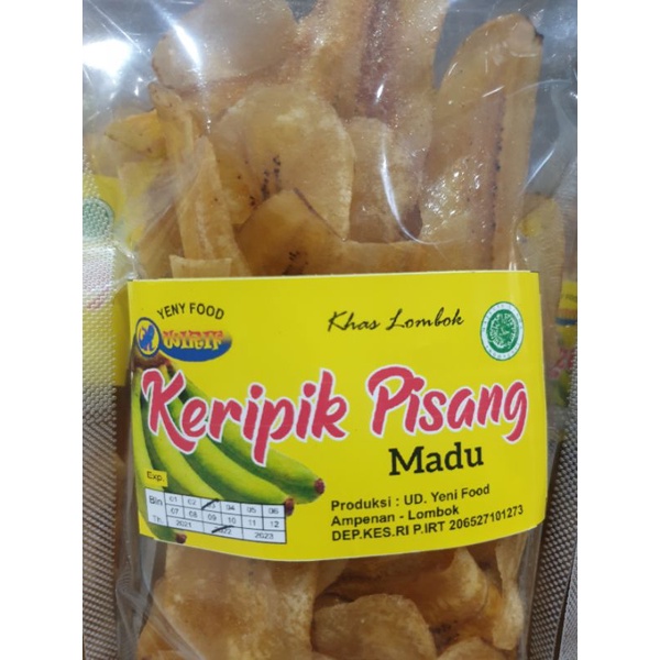 

keripik pisang madu. cemilan