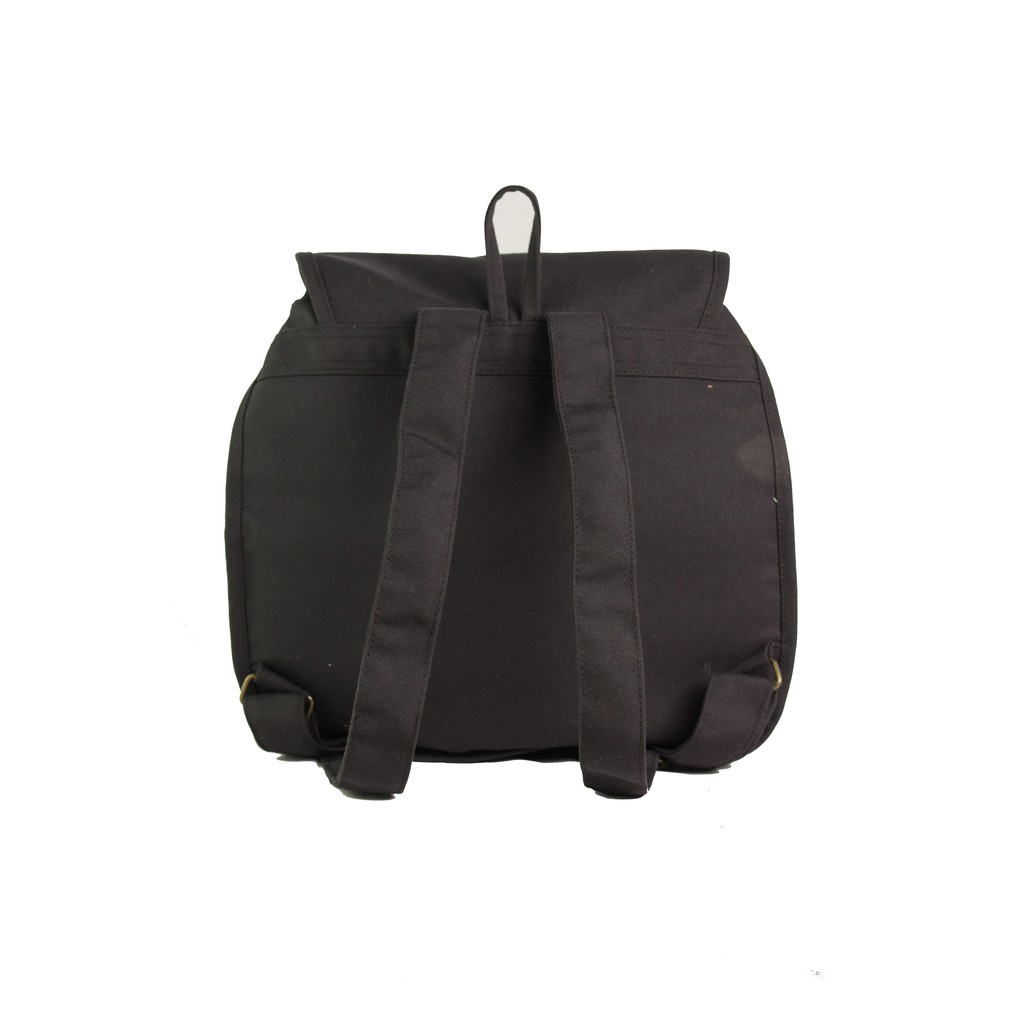 Imokey Onyx Black: Basic Drawstring Backpack - Tas Ransel Pria Tas Ransel Wanita