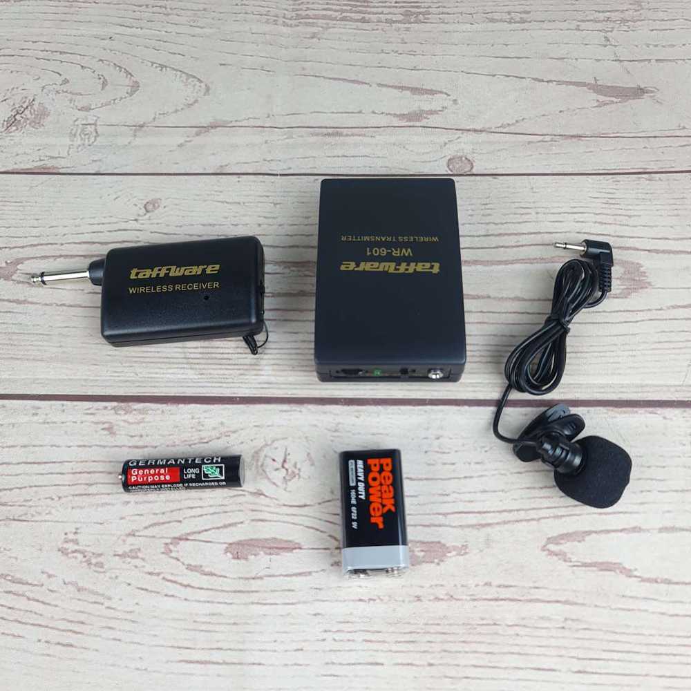 Mic Audio Microphone Wireless FM Transmitter Receiver Pro Microphone WR