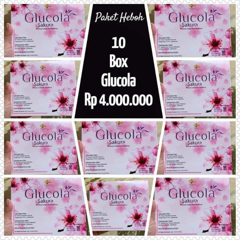 Glucola Sakura MCI  1 box isi 20 sachet