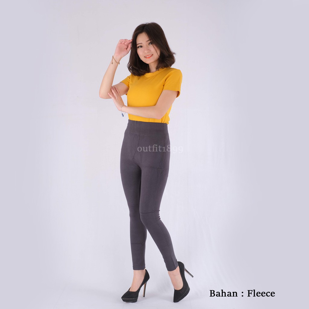 ASOKA 902 Legging Premium Super Tebal | Fleece