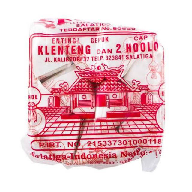

ENTING-ENTING GEPUK KACANG CAP KLENTENG DAN 2 HOOLO ISI 10 BIJI