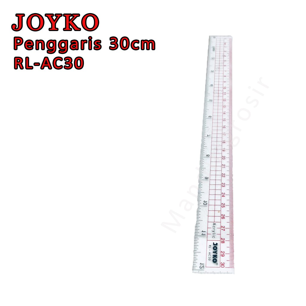 Penggaris 30cm * Joyko * Penggaris * RL-AC30