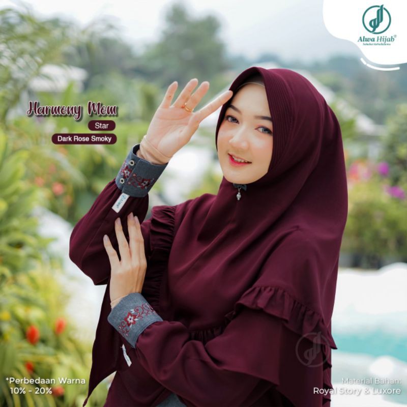 Gamis Harmony Mom Alwa Hijab