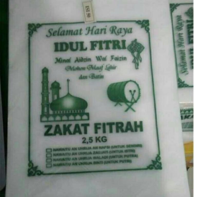 

<E-IZR} <»} PLASTIK BERAS ZAKAT FITRAH / LEBARAN IDUL FITRI. READY STOK ||paling laris}
