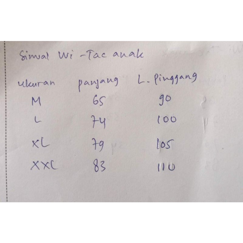 Celana Sirwal anak Tactical Witac  Remaja 14 13 12 11 10 9 8 tahun panjang laki-laki