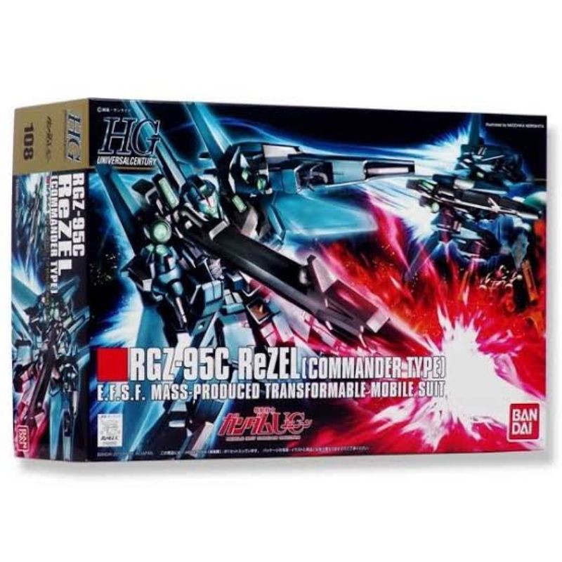 Gundam RGZ-95C ReZel ( commander type ) original bandai