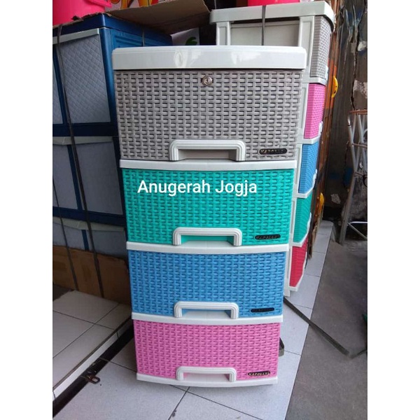 Lemari plastik napolly contan bb4000